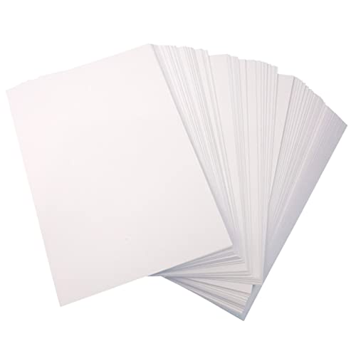 Lurrose 50 Stück glänzend beschichtetes Papier Bildpapier für Drucker Druckerpapier in Fotoqualität glossy paper tintenstrahldrucker druckpapier Fotopapier für Drucker A4 Fotopapier Weiß von Lurrose