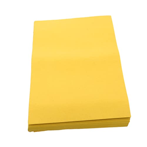 Lurrose 500 Stk Gelbes Etikettenpapier letter paper selig Jenseitsgeld selge ausgesegnet Ahnengeld zu verbrennen Maschinenpapier Schablonenpapier Banknoten Vorfahren Geld Yellow von Lurrose