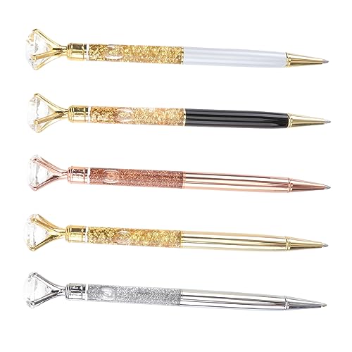 Lurrose 5Stücke Metallstifte mit Kugelschreiber Roségold Schwarz und Weiß für Büro und Schule Elegante Schreibwerkzeuge Lurrose 5Stücke Metallstifte mit Kugelschreiber Roségold Schwarz und Weiß für Büro und Schule Elegante Schreibwerkzeuge von Lurrose
