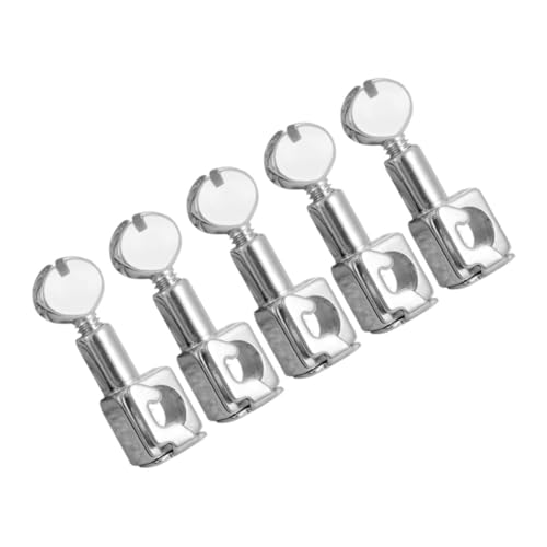 Lurrose 5st Nähzubehör Nadelklemmen Für Nähmaschinen Nähnadelhalter Nähmaschinennadelklemme Langlebige Nadelklemme Nadelclip Für Nähmaschine Hochleistungs-nadelklemme Silver Metall von Lurrose