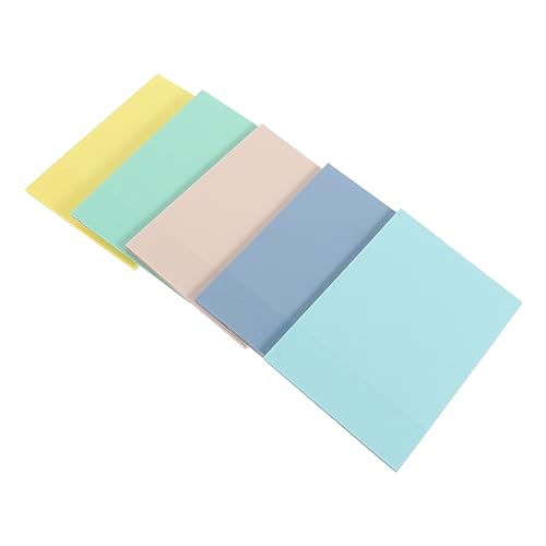 Lurrose 5st Perspektivische Haftnotizen Große Noten Selbstklebende Pads Große Notizen Für Die Wand Pastell Transparent Klebrig Schülerbedarf Transparente Notizblöcke Das Haustier von Lurrose