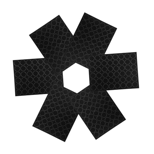 Lurrose 6 Blätter Dekorativer Aufnäher mit Polka Dots scheckheft aufkleber rund Dekorative Aufkleber the dot Punkte klein DIY-Aufnäher für Kleidungsstücke Nylon-Wäscheunterlagen Black Lurrose 6 Blätter Dekorativer Aufnäher mit Polka Dots scheckheft aufkleber rund Dekorative Aufkleber the dot Punkte klein DIY-Aufnäher für Kleidungsstücke Nylon-Wäscheunterlagen Black von Lurrose