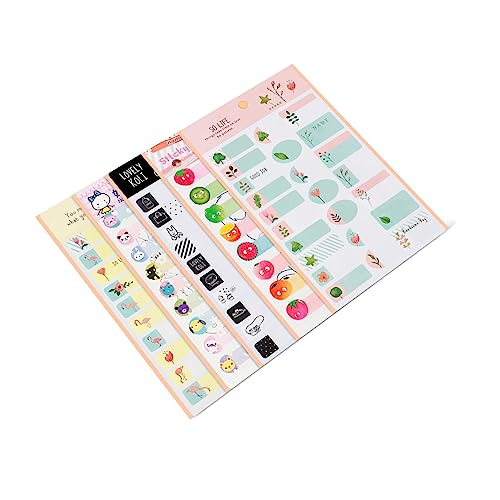 Lurrose 6 Blätter Handgeschriebene Aufkleber Nagelsticker Für Holografischer Nagellack Stand Pflege Aufkleber Personalisiert Initialen Bedruckbare Namensschilder Stichworte Papier von Lurrose