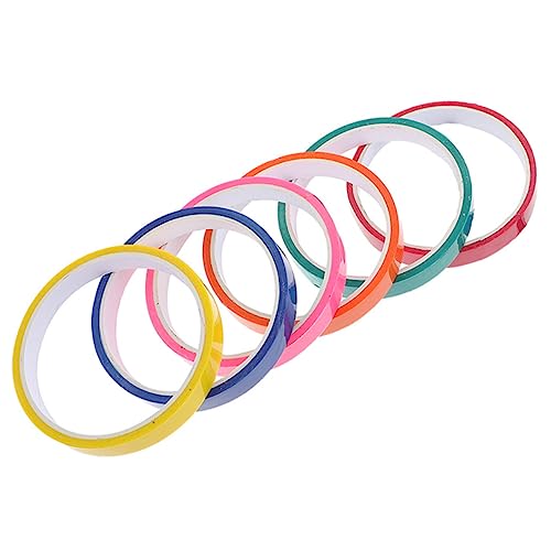 Lurrose 6 Rollen klebriges Ballband toys spielsachen Stylish tape Novel design tape tapes Bandspender Klebeband Klebestreifen klebriger ball hersteller Bänder zum Stressabbau Plastik von Lurrose