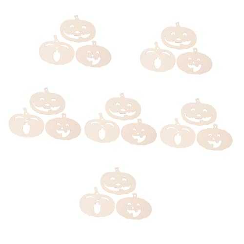 Lurrose 6 Sätze Kürbischips Kürbisschablonen Minikürbisse Plüsch Kürbisschnitzschablone Halloween Basteln Krippenbasteln Für Halloween Ausstechformen Kinderspielzeug 3 Stück * 6 von Lurrose