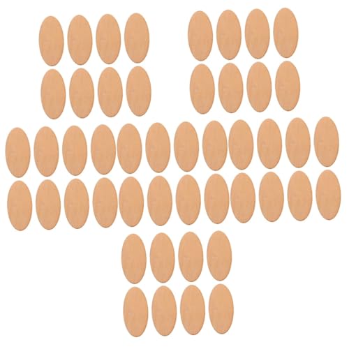 Lurrose 6 Sätze Ovale Holzverkleidung Ovale Rohlinge Lindenholzblöcke Töpferformwerkzeug Ovales Sperrholz Hochzeitsdekorationen Für Zeremonien Lindenholz Schnitzblöcke 40 Stück * 6 von Lurrose