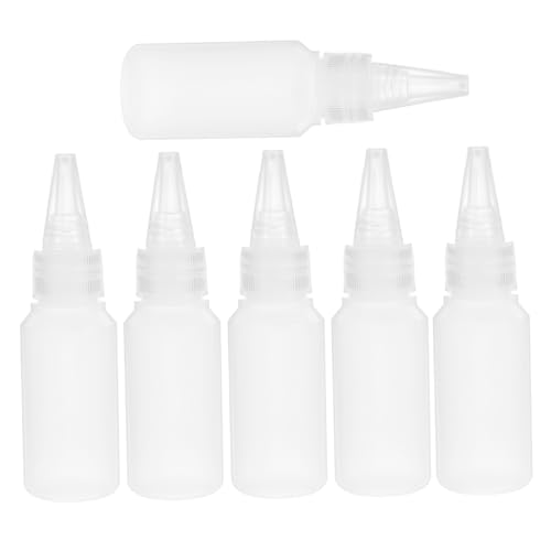 Lurrose 6 Stück Industrieklebstoffflasche Squeeze-flaschen Mit Verschluss Mini-plastikflaschen Flasche Haarfarbe 30 Ml Leere Flaschen Leere Spritzflaschen Sport Transparent Lurrose 6 Stück Industrieklebstoffflasche Squeeze-flaschen Mit Verschluss Mini-plastikflaschen Flasche Haarfarbe 30 Ml Leere Flaschen Leere Spritzflaschen Sport Transparent von Lurrose