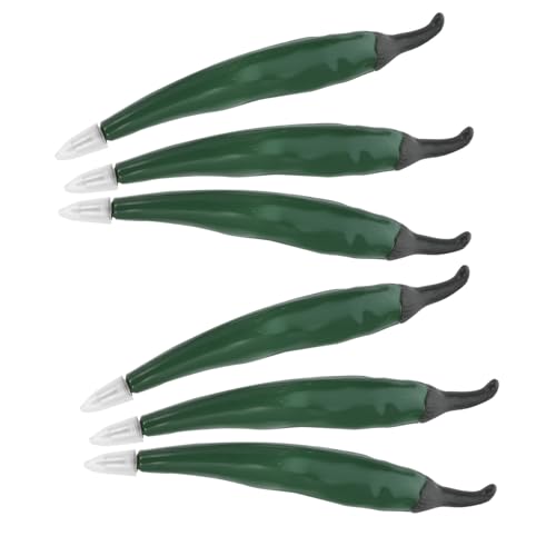 Lurrose 6 Stück Praktische Gemüsestifte Bunte Stifte Farbig Pfeffer Kugelschreiber Ästhetisch Süße Stifte Tipps Party-schreibstifte Stifte Für Die Party Gemüse Stifte Green Plastik Lurrose 6 Stück Praktische Gemüsestifte Bunte Stifte Farbig Pfeffer Kugelschreiber Ästhetisch Süße Stifte Tipps Party-schreibstifte Stifte Für Die Party Gemüse Stifte Green Plastik von Lurrose