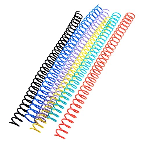 Lurrose 6st Abnehmbare Binderinge Flexible Buchringe Aktenordner Kreise Binderinge Aus Draht Loser Blattring Ringe Für Notizbuch Ringe Für Sammelalben Loseblatt-notizbuchringe Plastik von Lurrose