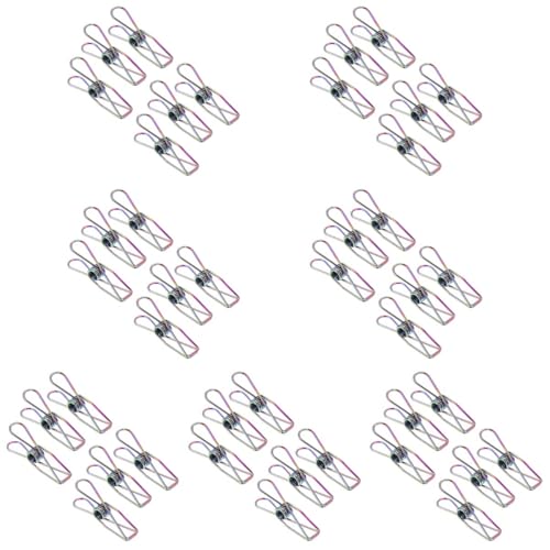 Lurrose 7 Sätze Fischschwanz Clip Büroklammern Binder Clips Schulbedarf Büroklammern Fischschwanz Clips Organisations Clips Schreibwaren Aufbewahrungsclips 6 Stück * 7 von Lurrose