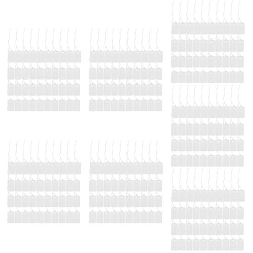 Lurrose 7 Sätze Zubehör Für Schmuckanhänger Preisaufsteller Preisschild Labels Kleine Aufkleber Etiketten Für Den Einzelhandel Leeres Hängendes Etikett Papieretikett Weiß 200 Stück * 7 von Lurrose