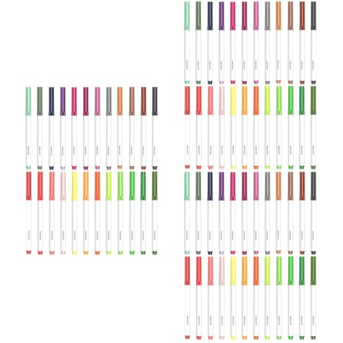 Lurrose 72 Stk abwaschbarer Pinsel Wasserfarben Stifte Malstifte für Kinder Farbstifte Marker für Fensterfarbe Mehrfarbenstift Zeichenwerkzeug für Kinder farbige Markierung Plastik von Lurrose