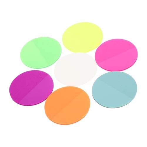 Lurrose 8 Farben Runde Wiederverwendbare Memo Pads Kreative Transparente Haftnotizen Für Den Täglichen Gebrauch Perfekt Für Zuhause Und Büro 1 Set Mit 8 Farben von Lurrose