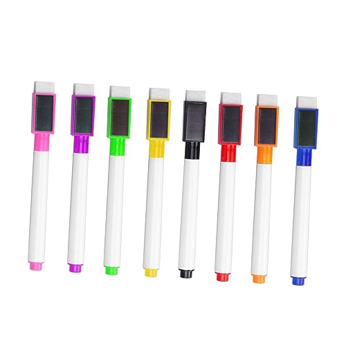 Lurrose 8St Zeichenstift magnetisches Whiteboard für Kühlschrank trockener Löschstift whiteboard stifte kinder whiteboard stifte magnetisch Whiteboard-Stift Whiteboard-Marker Schulbedarf von Lurrose