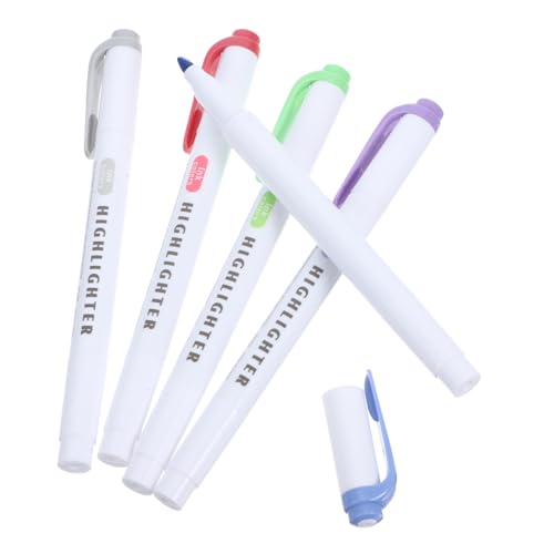 Lurrose Aquarellstift-set 5-teilig Doppelstift Marker Textmarker Für Tagebücher Schule Büro Jungen Und Mädchen Erwachsene von Lurrose