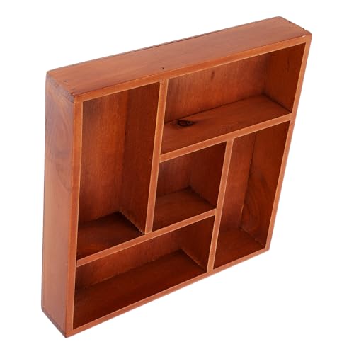 Lurrose Aus Holz Mit Mehreren Fächern Kommode Schubladenschrank Schreibtischorganizer Schminktisch Schubladenregal Schubladen-organizer Aus Holz Schubladenteiler Hölzern von Lurrose