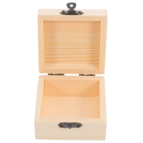 Lurrose Box Holz Geschenkbox Vintage Beige von Lurrose