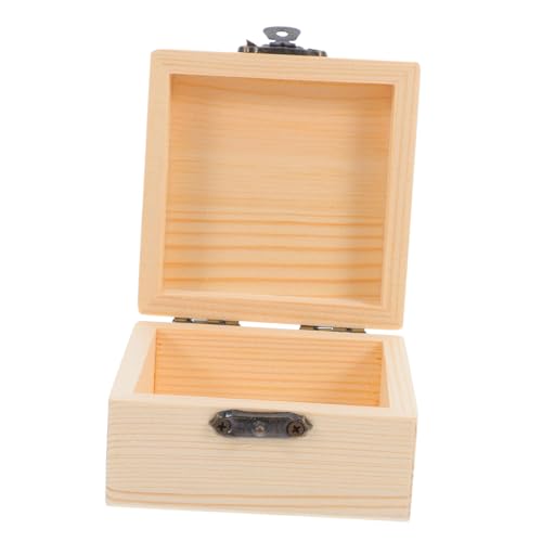 Lurrose Box Holz Geschenkbox Vintage Beige von Lurrose