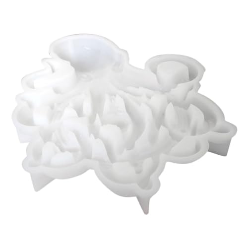 Lurrose DIY Silikonform Oktopus Gießform Für Kreative Bastelprojekte Flexible Silikonform Für Epoxidharzbasierte Dekorationen 3D Oktopus Silikonform 9318 von Lurrose