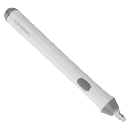 Lurrose Elektrischer Radiergummi Große Radiergummis Löschbar Einziehbar Schule Whiteboardstift Zappelstift Batterie Whiteboard-radierer Mini Whiteboard-reiniger Ende Gel Weiß Plastik von Lurrose