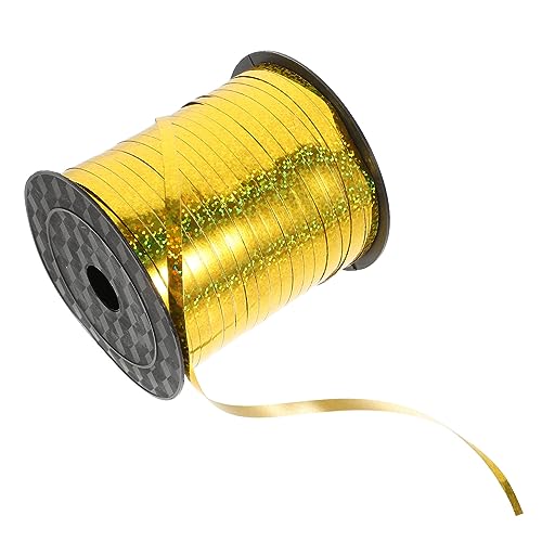 Lurrose Goldene Dekobänder Für Geschenkverpackungen 250 Yards Ideales Curling Ribbon Für DIY Dekoration Partys Hochzeiten Und Bastelarbeiten Glänzendes Geschenkband Für von Lurrose