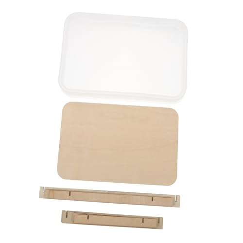 Lurrose Großes Silikonform Set Für DIY Epoxidharz Quadratische Tray Gießform Mit Halter Für Aufbewahrung Und Heimdekoration Ideal Für Kreative Projekte Und Individuelles von Lurrose