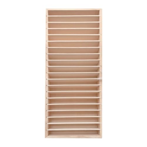 Lurrose Haar- Reifen- Organizer- Haarband- Display- Rack- Stand- Holz- Stirnbandhalter- Box- Visitenkarten- Teiler für Die Kommode Showcase- Speicher- Organizer- Protokollfarbe von Lurrose