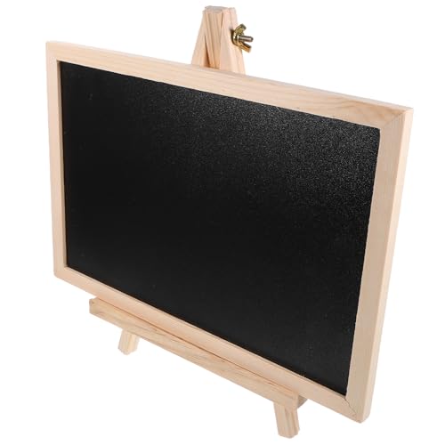 Lurrose Kalligraphie-zeichenbrett Mini-tafel Kreide Anzeige Digitales Nachrichtenbrett Großes Tafelschild Erster Schultag Tafel Tafelschild Für Den Tisch Tafelmarker Pinnwand Hölzern Black von Lurrose