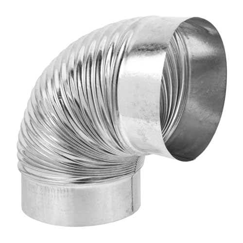 Lurrose Kaminrohr Bogen Flexibles Ofenrohr Ventilationssystem für Heizöfen Selbstinstallierbar Hitzebeständig und Leistungsstark für Effizienten Rauchabzug Lurrose Kaminrohr Bogen Flexibles Ofenrohr Ventilationssystem für Heizöfen Selbstinstallierbar Hitzebeständig und Leistungsstark für Effizienten Rauchabzug von Lurrose