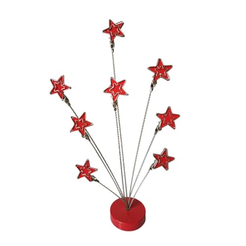 Lurrose Kreativer Foto Clip Stand für Schreibtisch Rostfreier Memo Halter im Einzigartigen Fünfzackigen Stern Design für Notizen Karten und Hochzeitsdekoration Lurrose Kreativer Foto Clip Stand für Schreibtisch Rostfreier Memo Halter im Einzigartigen Fünfzackigen Stern Design für Notizen Karten und Hochzeitsdekoration von Lurrose