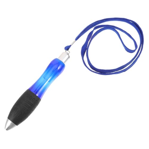 Lurrose Kugelschreiber Schreibwaren Stift fetter Stift einfache Schreibstifte handschriftliche Stifte Fetter Schreibwarenstift Schreibstifte für das Büro gewichtete Stifte Plastik Blue von Lurrose