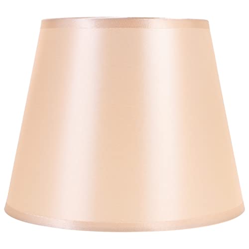 Lurrose Lampenschirm Klassische Stofflampenabdeckung Ersatzlampenschirm Für Tischlampen Stehlampe Pendellampen (Apricot) von Lurrose