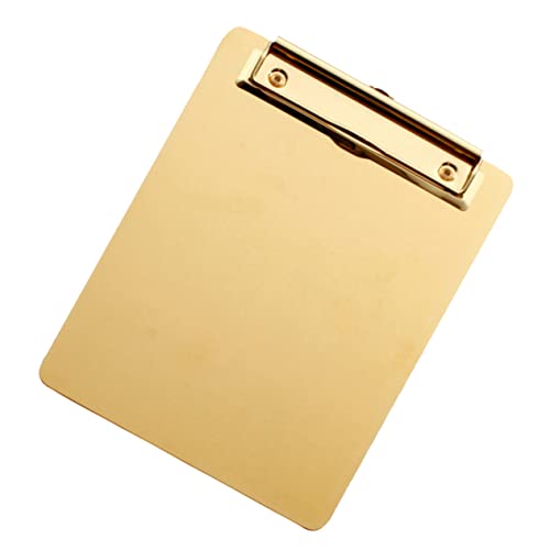 Lurrose Papierhalter Klemmbrett Heimbüro Klappbares Klemmbrett Büroordner Tablette Post Pastellstifte Stifthalter-organizer Für Den Schreibtisch Kleine Tafel Büroklammer Notizblock Golden von Lurrose