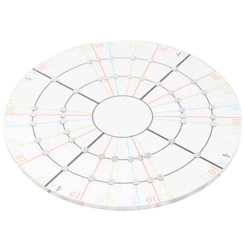 Lurrose Runder Keramikteiler Töpferwerkzeug-marker Lufttrockener Ton Scheibenkeramik Dekorieren Keramikwerkzeuge Kreisteiler Aus Keramik Keramikscheibe Ofen Backen Ton Töpferscheibe Acryl von Lurrose