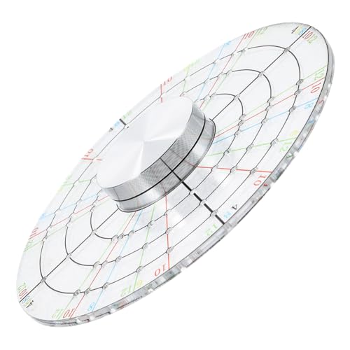 Lurrose Runder Keramikteiler Vorlage für Tonskulpturen Tonteiler Töpferbedarf Tonskulptur messen Ton-Vorlage Messscheibe aus Ton Reparatur Töpferwerkzeuge Tonplatte Kreisförmig Suite Acryl von Lurrose