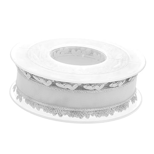 Lurrose Schleife ribbon bandfeile sauf Geschenkband für Ostern lovence Zeremonie Bänder Party Kranzband Valentinsgrüße Band zum Verpacken Geschenkverpackungsband Polyester Silver von Lurrose