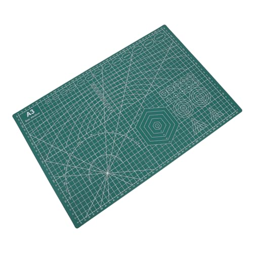 Lurrose Schneidematte schneidebrett cutting mat Schutzmatte bastelmatte bastelbedarf Maschine Lötmatte Schneiden Planke Bretter Bastel-Schneideunterlage a3 Schneidunterlage PVC Green von Lurrose