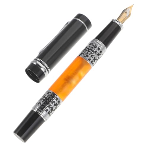 Lurrose Stift schreibutensilien schreibkladde zeichenfeder office zubehör stylus pen ink pen Füller Schreibzubehör Schüler Füllfederhalter Schulbriefpapier langlebiges Briefpapier Metall von Lurrose