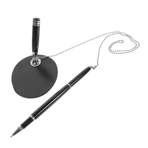 Lurrose Stift unterschreiben kugelschreiber gelstifte stahlstifte kugleschreiber schreibutensilien Business-Accessoire Unterschriftenstift des Hotels Desktop-Stift Rostfreier Stahl Silver von Lurrose