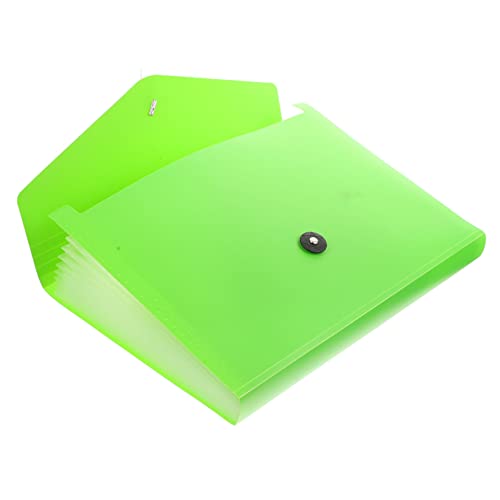 Lurrose Test Papier Clip Orgel Tasche Büro Kabel-organizer Trennwände Draht-organizer Ordner-organizer Erweitern Schreibtisch-organizer Veranstalter Dateiordner Dateiorganisator Green Pp von Lurrose