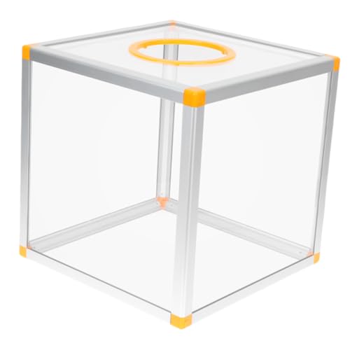 Lurrose Transparente Abstimmungsbox mit Schlitz Langlebiger PVC Aluminium Losbehälter für Partys Vorschläge Spenden und Wahlveranstaltungen Benutzerfreundlich und Einfach zu Montieren Lurrose Transparente Abstimmungsbox mit Schlitz Langlebiger PVC Aluminium Losbehälter für Partys Vorschläge Spenden und Wahlveranstaltungen Benutzerfreundlich und Einfach zu Montieren von Lurrose