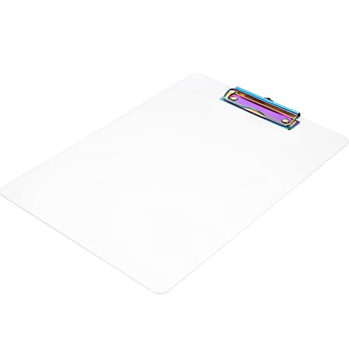 Lurrose Transparenter Ordner Klemmbretter Office A4 Klemmbrett Aktenpapier A4 Schreibblock Clipboard-ordner Whiteboard Zwischenablage Klemmbrett Mit Speicher Clip-ordner Mit Klipp Acryl von Lurrose