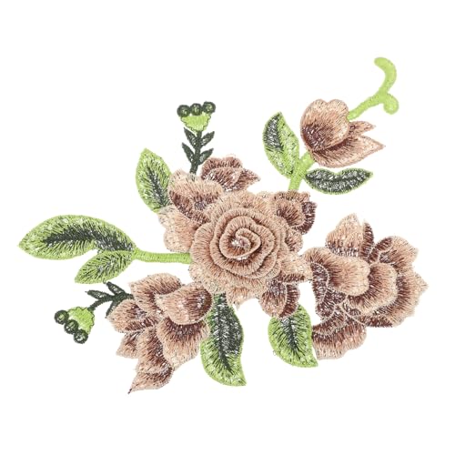 Lurrose Wasserlöslicher Stickaufnäher Wirbelt Baum Niedlich Chinesische Stickerei Patches Nähen Kleidung Ästhetisch Decorar Gefälschte Pflanzen Rattan Flecken Spitze Reben Polyester von Lurrose