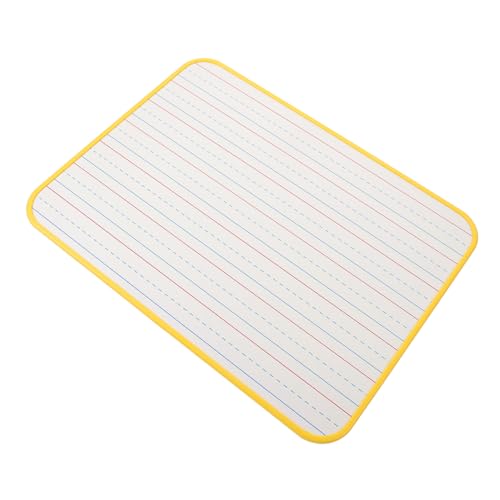 Lurrose Whiteboard-staffelei Whiteboard-stifte Weiß Kleine Tafel Tafelstifte Abwischen Whiteboard Trocken Abwischbar Pastell Stehendes Whiteboard Trocken Abwischbare Tafeln Holz Yellow von Lurrose