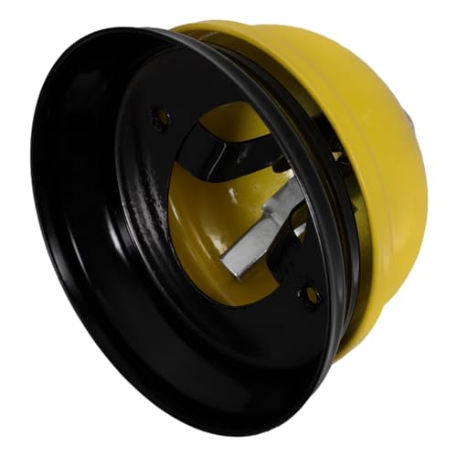 Lurrose läute die Glocke Esstischglocke Serviceglocke Einfache Klingel Lautstarke Klingel Klingelton für den Dienst Schreibtischklingel für den Service Handglocke Aluminiumlegierung Yellow von Lurrose