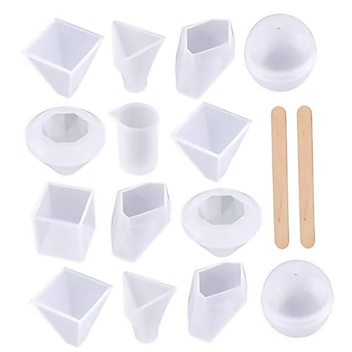 Lurrose Set Aus Kunststoff Bastelform DIY Form Seifenformen Grüner Tropfen Strassstein Handgemachte Form Kerzen Set DIY Herstellungsform DIY Silikonform Set von Lurrose