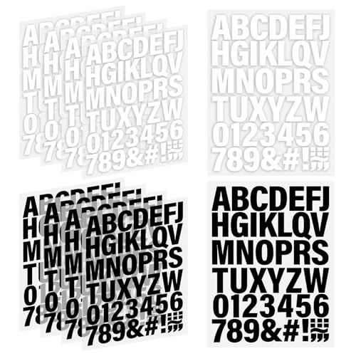 10 Blatt Buchstaben zum Aufbügel Schriftzug für Bekleidung 5,1 cm Große Buchstaben Zahlen Aufnäher zum Aufbügeln Zahlen Vinyl Schriftzug für Stoff Große Buchstabenaufkleber Stoff zum Aufbügeln von Lusofie