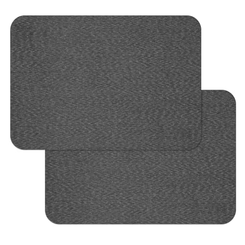 2 Stück Flicken Selbstklebend Stoff Leinwand Reparaturflicken Selbstklebender Stoff Selbstklebend 27,9 x 20,3 cm Wasserdichtes Leinwand Reparaturset für Sofa Zelt Möbel Autositz Liege (Dunkelgrau) von Lusofie