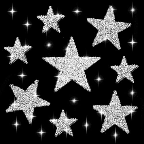 24 Stück Strass Flicken zum Aufbügeln Bügelbilder Stern Patches Aufbügeln Glitzer Stern Bügelbilder für Textilien Bügelflicken Patches für Kleidung Kleid Hosen Jeans Hüte Taschen 24 Stück Strass Flicken zum Aufbügeln Bügelbilder Stern Patches Aufbügeln Glitzer Stern Bügelbilder für Textilien Bügelflicken Patches für Kleidung Kleid Hosen Jeans Hüte Taschen von Lusofie