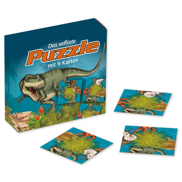 Verflixtes Dinosaurier-Puzzle mit 9 Teilen von Lutz Mauder